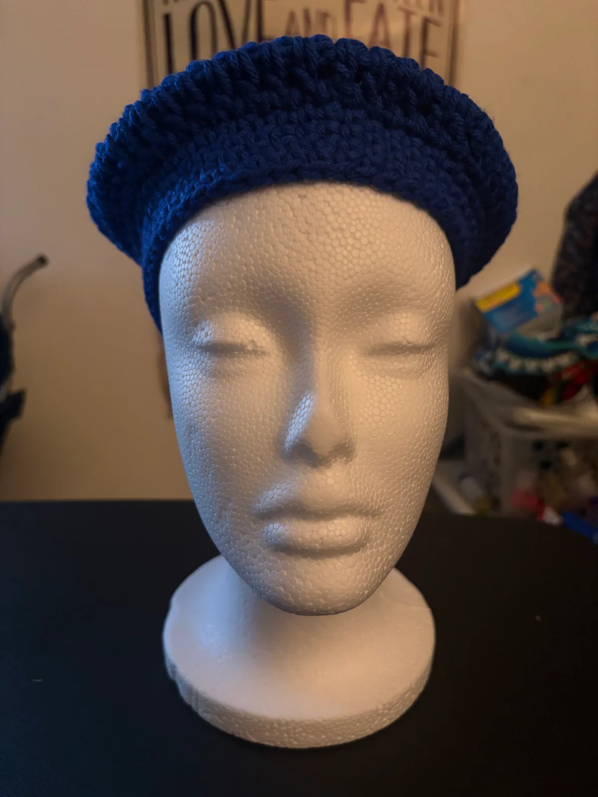 True Blue Handmade Crochet Headwear, main product photo